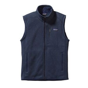 Men’s Patagonia better sweater vest. Dark blue